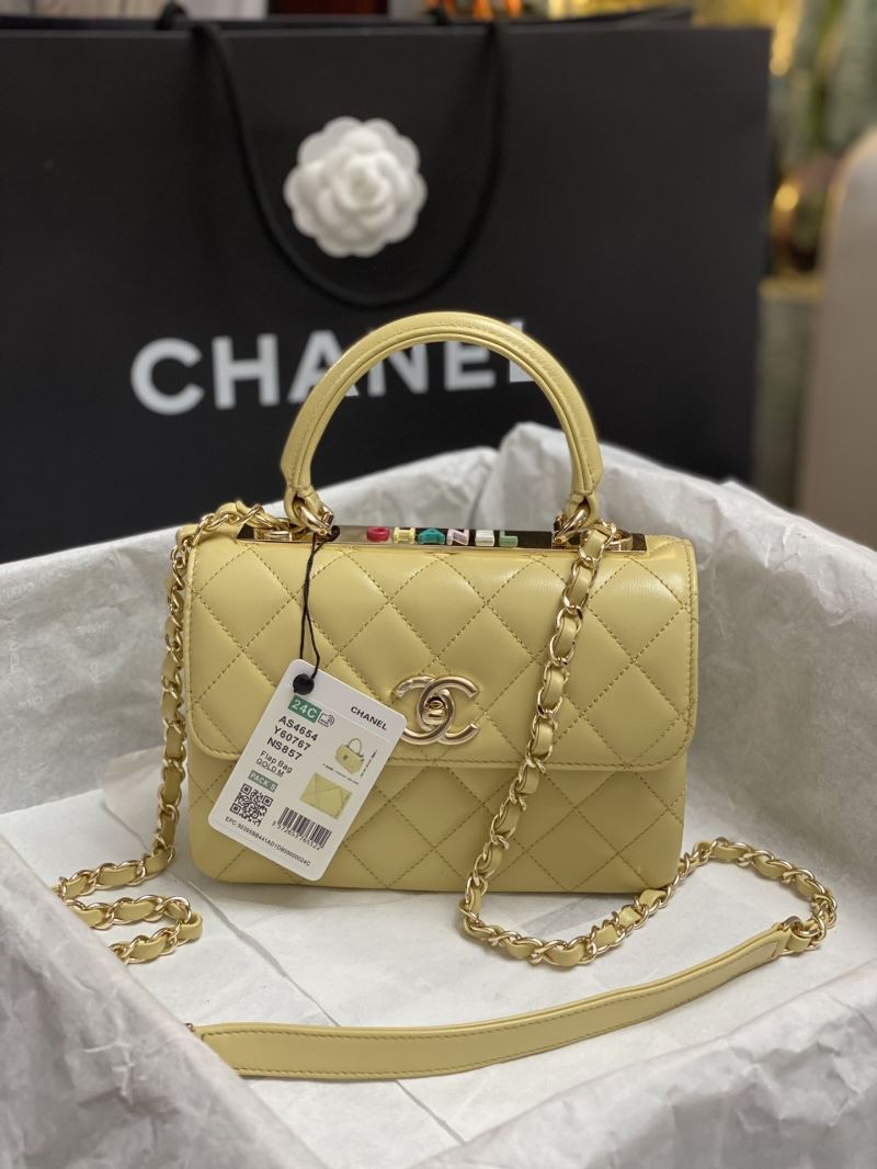 Ch**el top handle bags